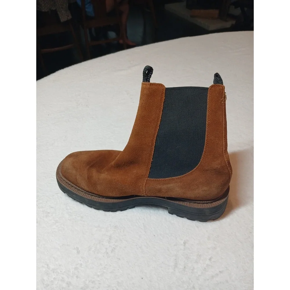 Sam Edelman Laguna‎ Frontier Brown Suede Chelsea Boots H26800L203 Size 7.5 M